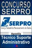 Concurso SERPRO 2013 Tecnico Suporte Administrativo