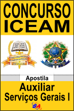 Concurso ICEAM 2013 Auxiliar Servicos Gerais I